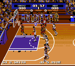 Tecmo Super NBA Basketball Screenshot 1